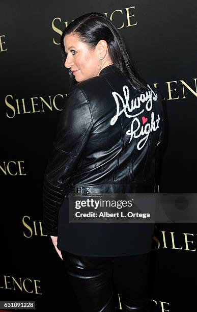 Producer Emma Tillinger Koskoff arrives for the Premiere Of Paramount Pictures' "Silence" held at Directors Guild Of America on January 5, 2017 in...