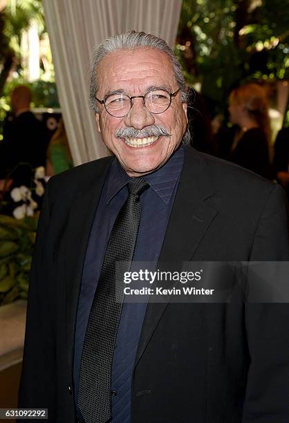 Actor Edward James Olmos attends the 17th annual AFI Awards at Four Seasons Los Angeles at Beverly Hills on January 6, 2017 in Los Angeles,...