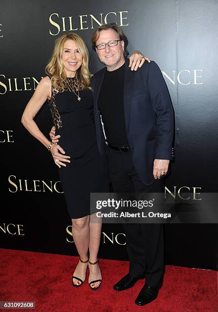 Jacqueline Murphy and husband Fred arrive for the Premiere Of Paramount Pictures' "Silence" held at Directors Guild Of America on January 5, 2017 in...