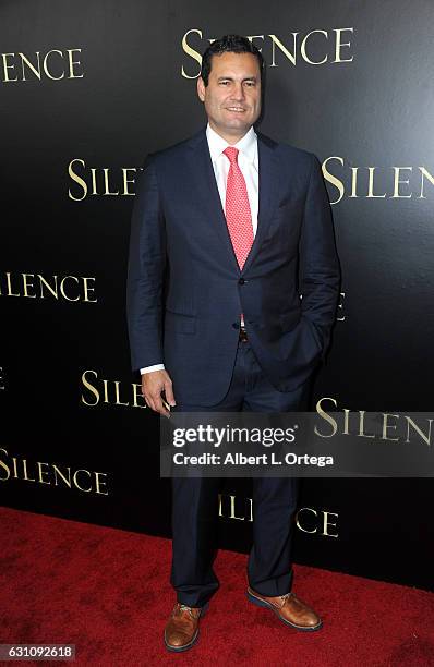 Producer Gaston Paviovich arrives for the Premiere Of Paramount Pictures' "Silence" held at Directors Guild Of America on January 5, 2017 in Los...