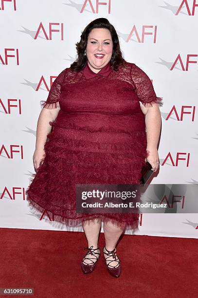 Actress Chrissy Metz attends the 17th annual AFI Awards at Four Seasons Los Angeles at Beverly Hills on January 6, 2017 in Los Angeles, California.