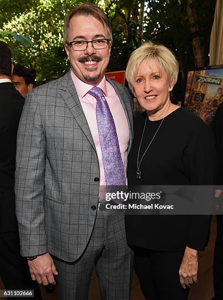 Executive producer Vince Gilligan and Holly Rice attend the 17th annual AFI Awards at Four Seasons Los Angeles at Beverly Hills on January 6, 2017 in...