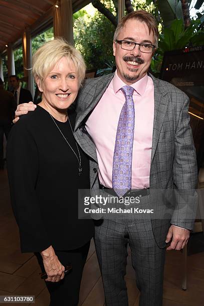 Holly Rice and executive producer Vince Gilligan attend the 17th annual AFI Awards at Four Seasons Los Angeles at Beverly Hills on January 6, 2017 in...