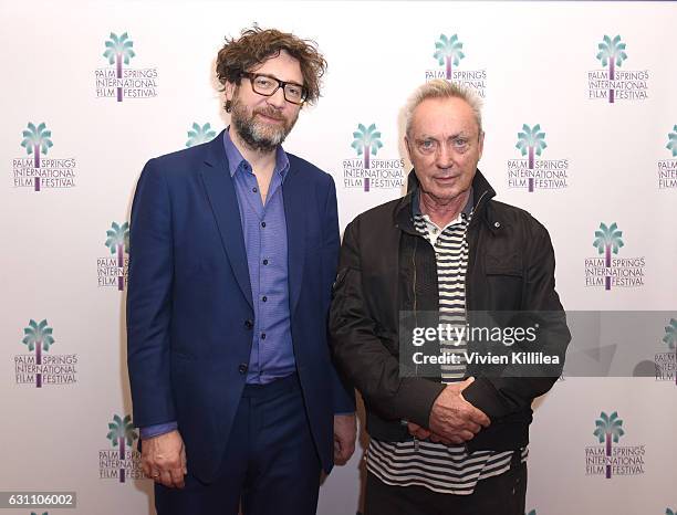 Director David Schalko and actor Udo Kier attend a screening of "Old Money" at the 28th Annual Palm Springs International Film Festival on January 6,...