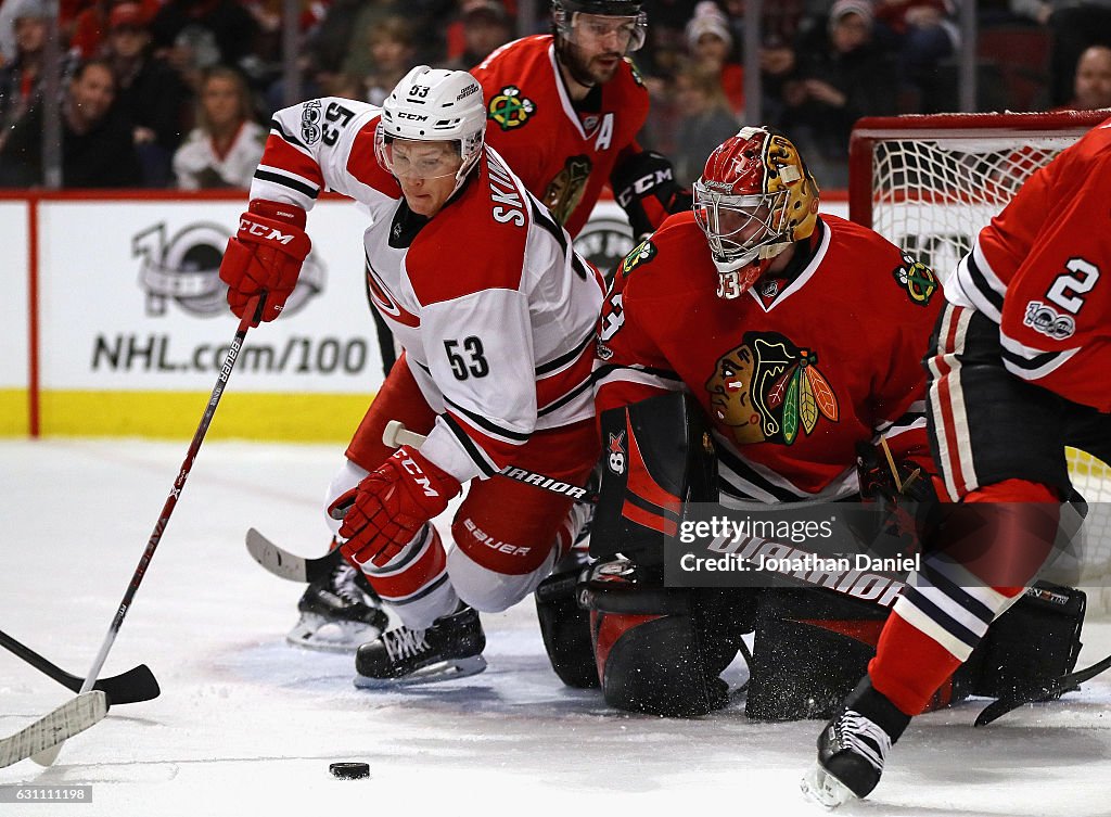 Carolina Hurricanes v Chicago Blackhawks