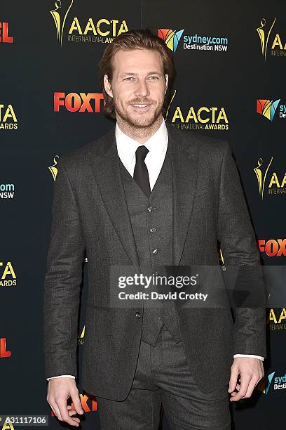 Luke Bracey attends the 6th AACTA International Awards - Arrivals at Avalon Hollywood on January 6, 2017 in Los Angeles, California.