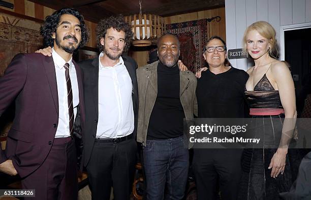 Actor Dev Patel, "LION" Director Garth Davis, host Lee Daniels, host David O'Russell, and actress Nicole Kidman attend a special screening and...