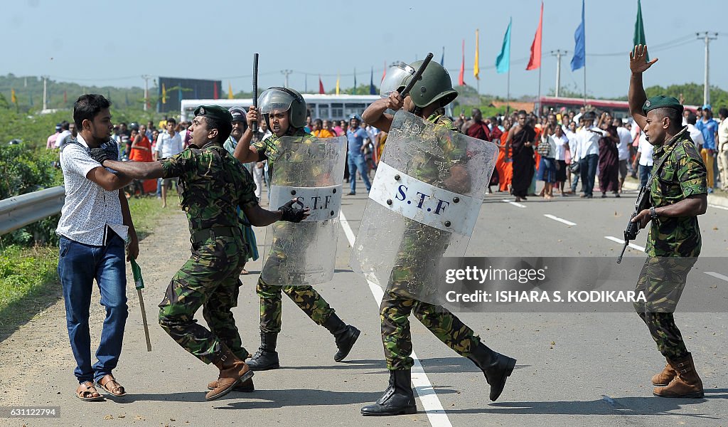 SRI LANKA-ECONOMY-CHINA-PROTEST