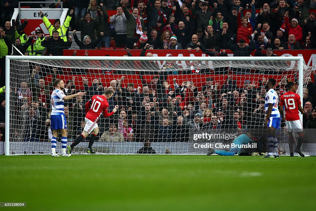 Manchester United v Reading - The Emirates FA Cup Third Round