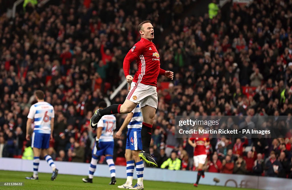 Manchester United v Reading - Emirates FA Cup - Third Round - Old Trafford