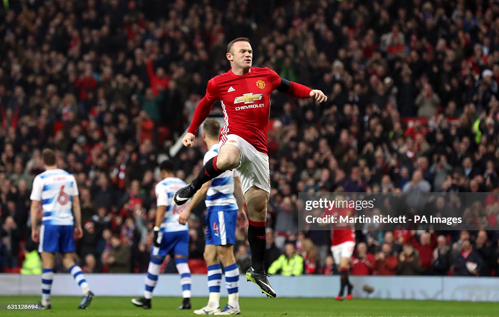 Manchester United v Reading - Emirates FA Cup - Third Round - Old Trafford