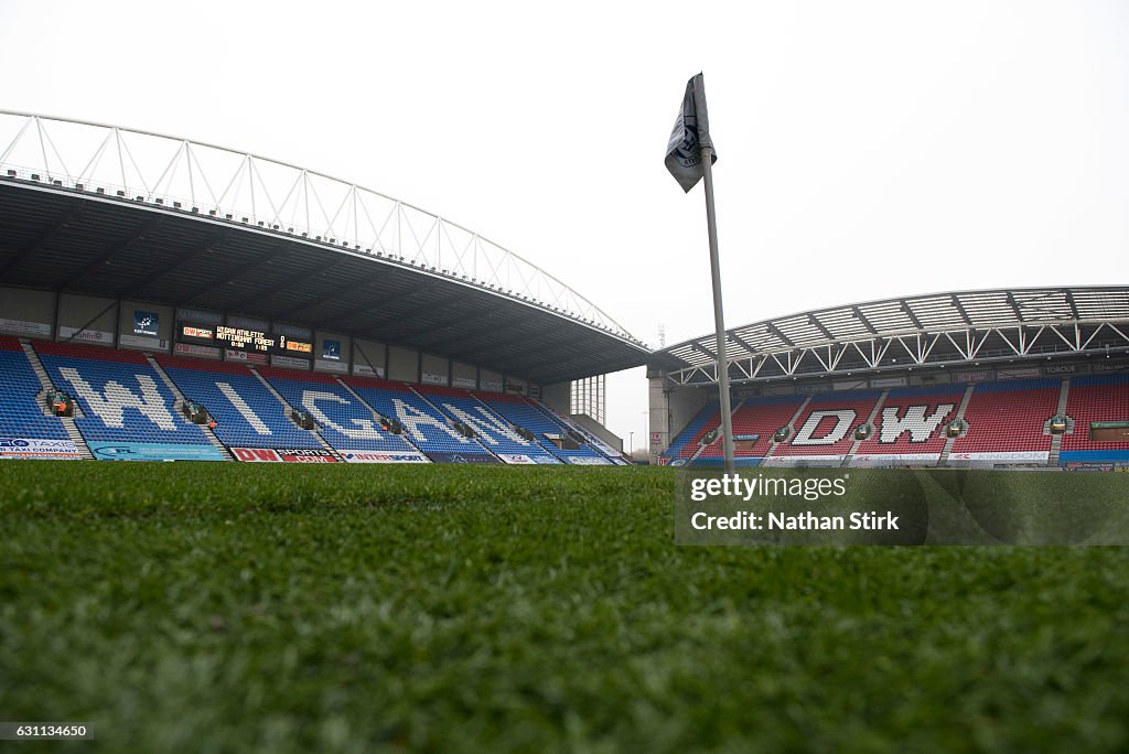 Wigan Athletic V Nottingham Forest- The Emirates FA Cup Third Round