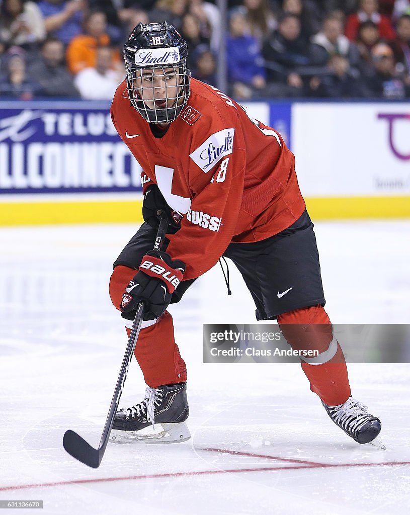 USA v Switzerland - 2017 IIHF World Junior Championships