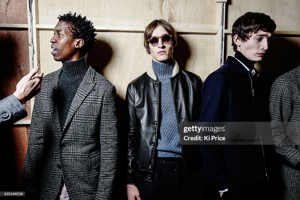 Oliver Spencer - Backstage - LFW Men's January 2017