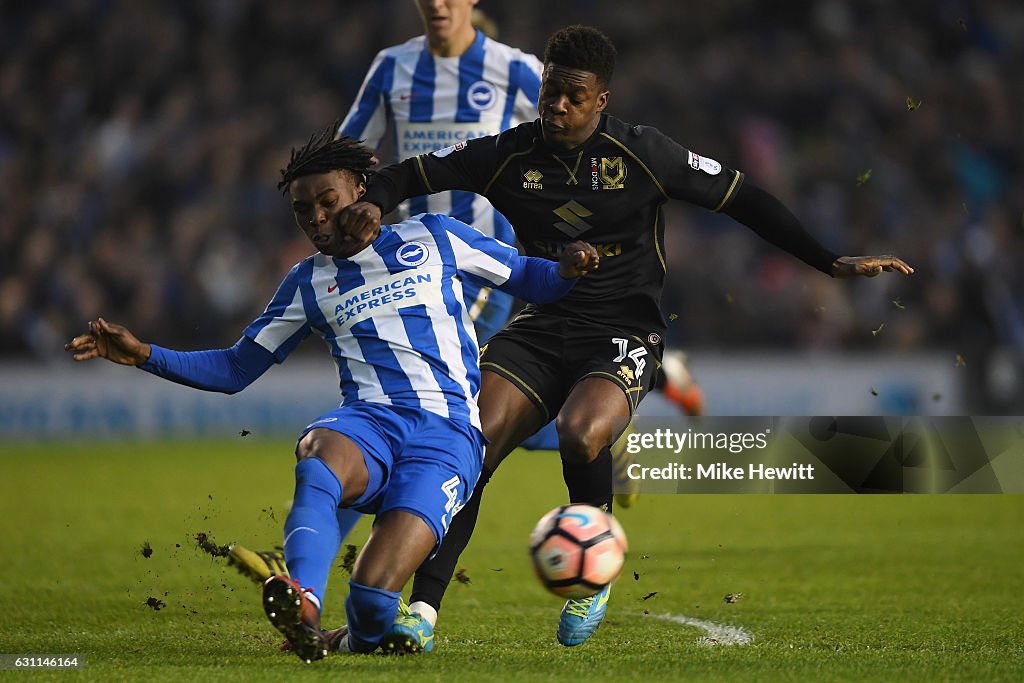 Brighton & Hove Albion v Milton Keynes Dons - The Emirates FA Cup Third Round