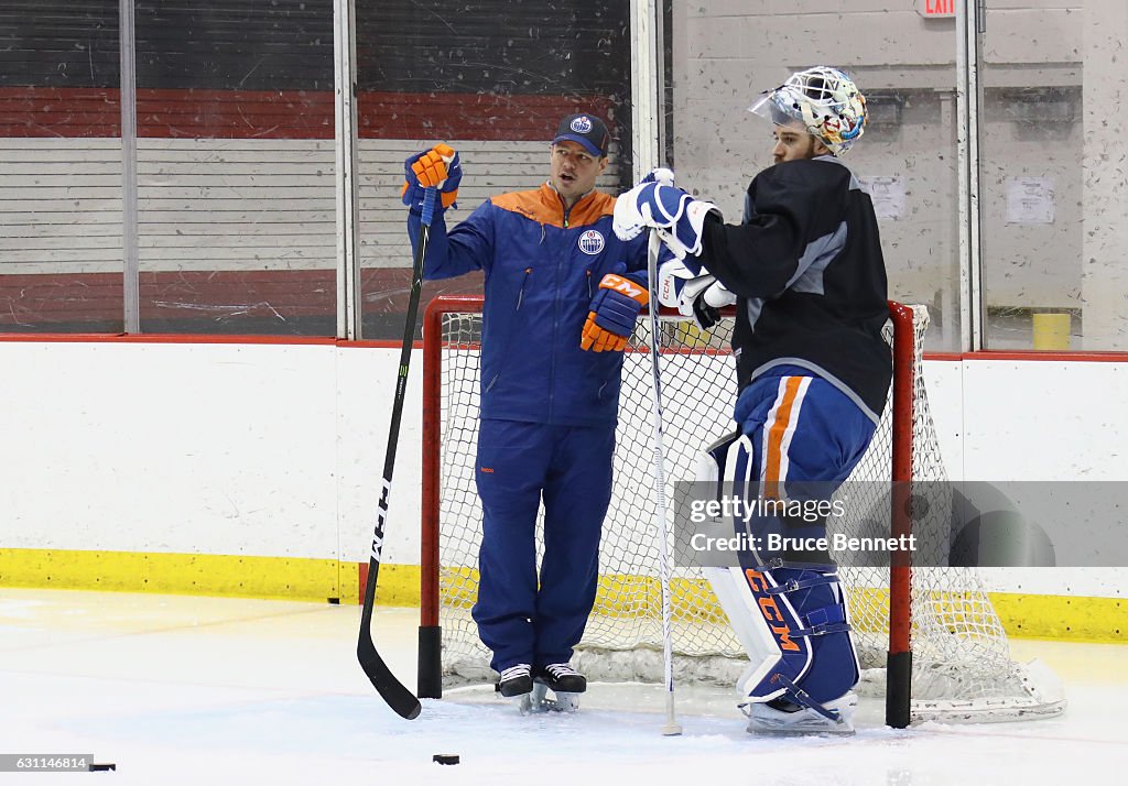 Edmonton Oilers Practice