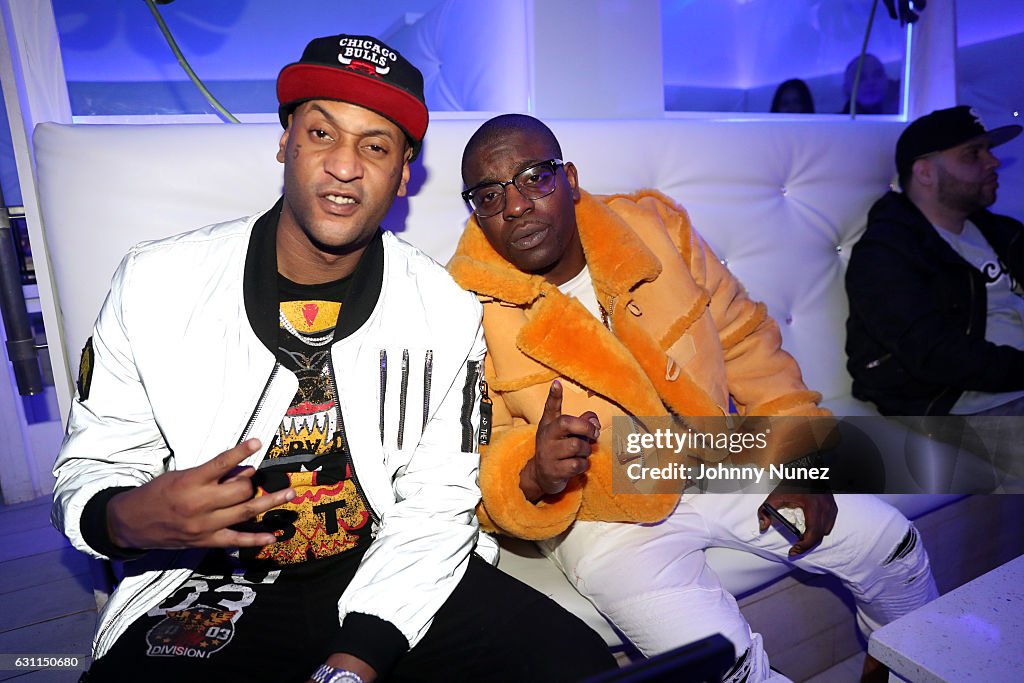 5 Mics and Uncle Murda on set at Uncle Murda's