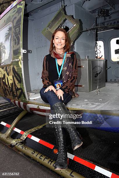 Filmmaker Christine Steele attends the screening of Take Me Home Huey" during the 28th Annual Palm Springs International Film Festival Film...