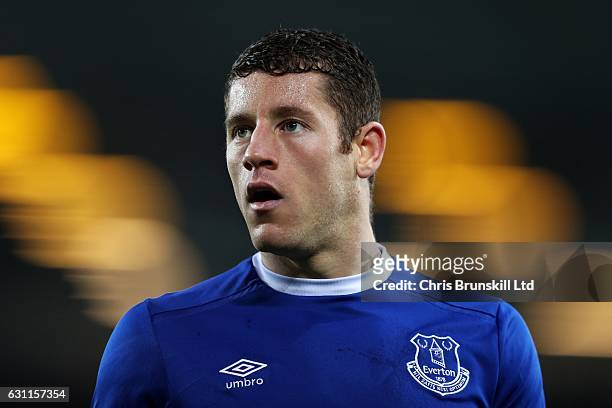 Ross Barkley of Everton looks on during the Emirates FA Cup Third Round match between Everton and Leicester City at Goodison Park on January 7, 2017...