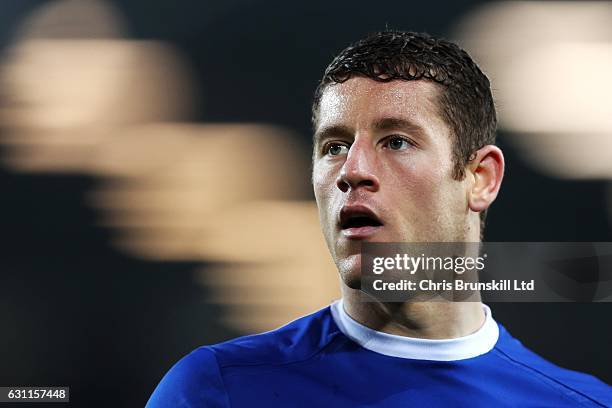 Ross Barkley of Everton looks on during the Emirates FA Cup Third Round match between Everton and Leicester City at Goodison Park on January 7, 2017...