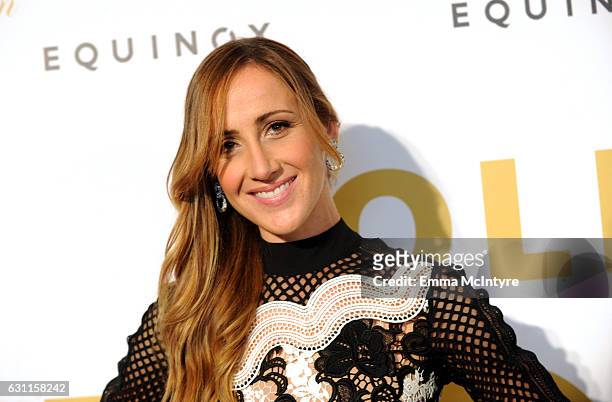 Olympic athlete Shannon Rowbury attends Life is Good at GOLD MEETS GOLDEN Event at Equinox on January 7, 2017 in Los Angeles, California.