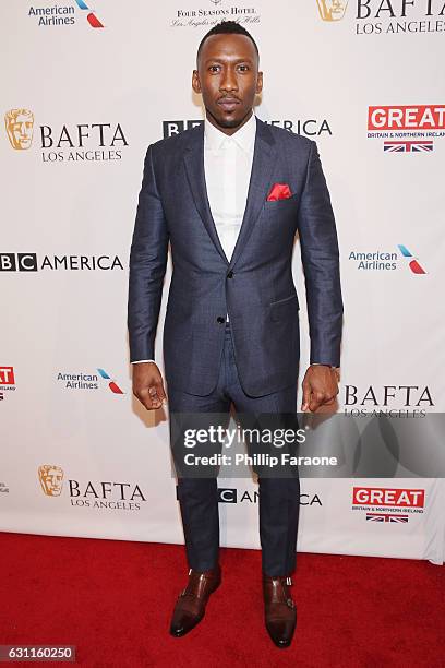 Actor Mahershala Ali attends The BAFTA Tea Party at Four Seasons Hotel Los Angeles at Beverly Hills on January 7, 2017 in Los Angeles, California.