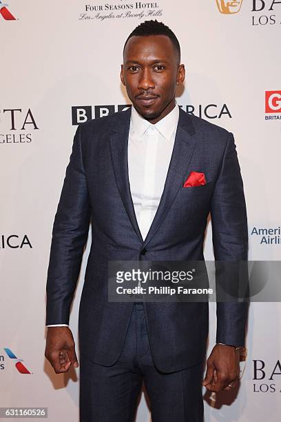 Actor Mahershala Ali attends The BAFTA Tea Party at Four Seasons Hotel Los Angeles at Beverly Hills on January 7, 2017 in Los Angeles, California.