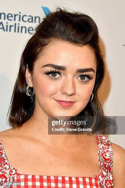 Actress Maisie Williams attends The BAFTA Tea Party at Four Seasons Hotel Los Angeles at Beverly Hills on January 7, 2017 in Los Angeles, California.