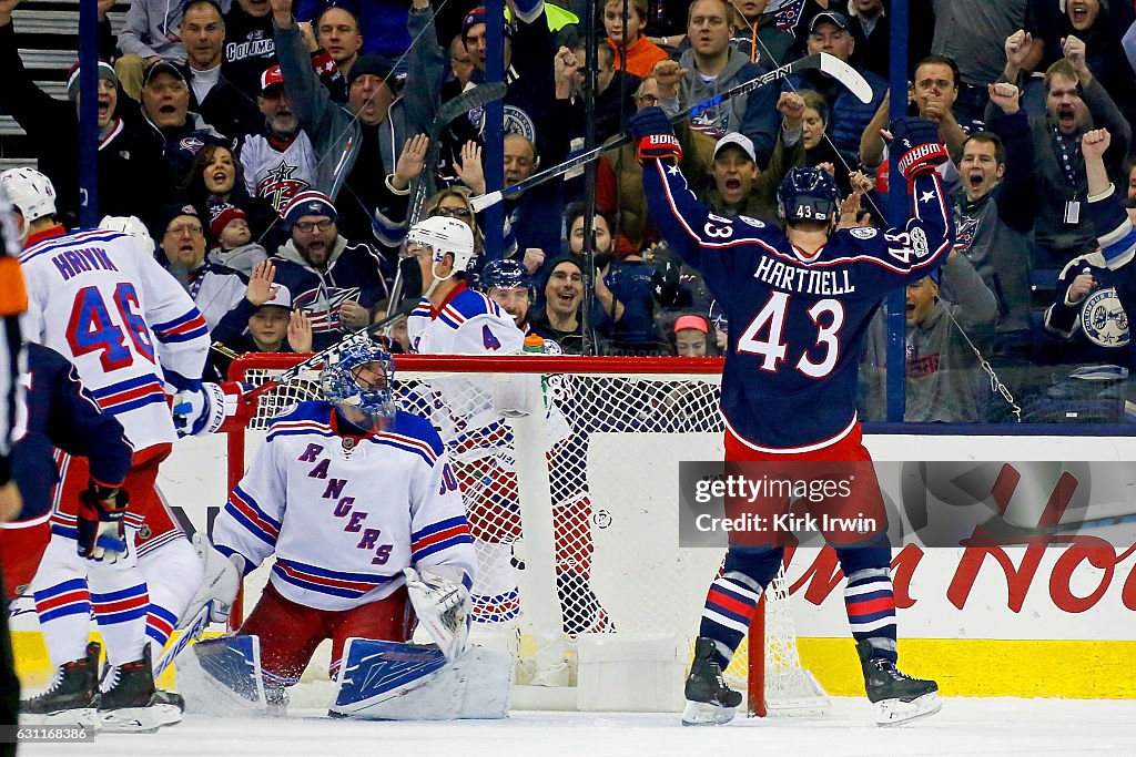 New York Rangers v Columbus Blue Jackets