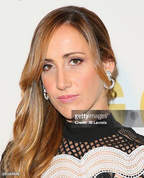 Shannon Rowbury attends the Gold Meets Golden event on January 7, 2017 in Los Angeles, California.