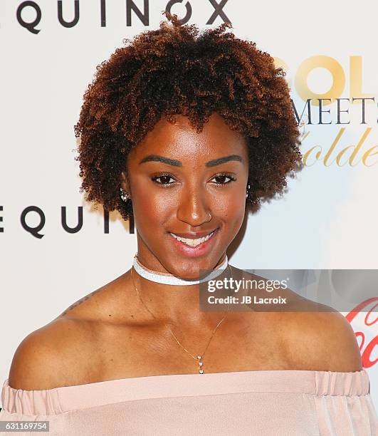 Brianna Rollins attends the Gold Meets Golden event on January 7, 2017 in Los Angeles, California.