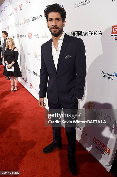 Actor Raza Jaffrey attends The BAFTA Tea Party at Four Seasons Hotel Los Angeles at Beverly Hills on January 7, 2017 in Los Angeles, California.