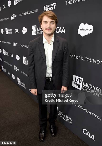 Actor Emile Hirsch attends the 6th Annual Sean Penn & Friends HAITI RISING Gala Benefiting J/P Haitian Relief Organization at Montage Beverly Hills...