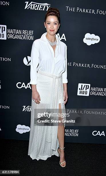 Actress/model Melissa Bolona attends the 6th Annual Sean Penn & Friends HAITI RISING Gala Benefiting J/P Haitian Relief Organization at Montage...