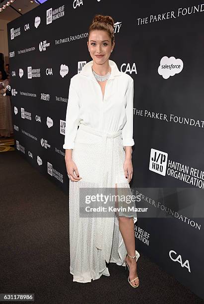 Actress/model Melissa Bolona attends the 6th Annual Sean Penn & Friends HAITI RISING Gala Benefiting J/P Haitian Relief Organization at Montage...