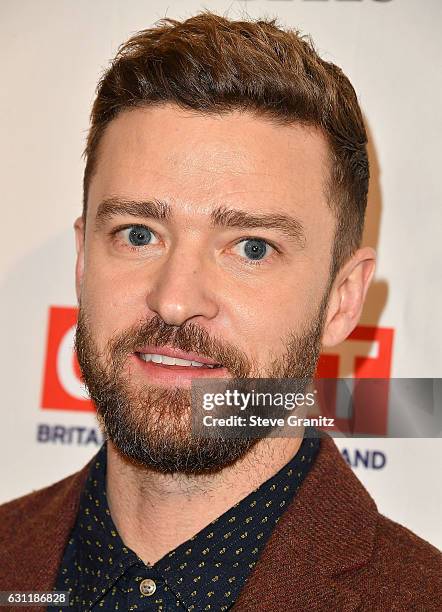 Justin Timberlake arrives at the The BAFTA Tea Party at Four Seasons Hotel Los Angeles at Beverly Hills on January 7, 2017 in Los Angeles, California.