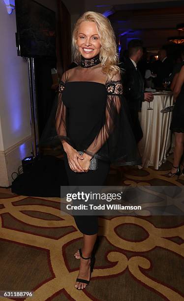 Pamela Anderson attends the 6th Annual Sean Penn & Friends HAITI RISING Gala Benefiting J/P Haitian Relief Organization at Montage Beverly Hills on...