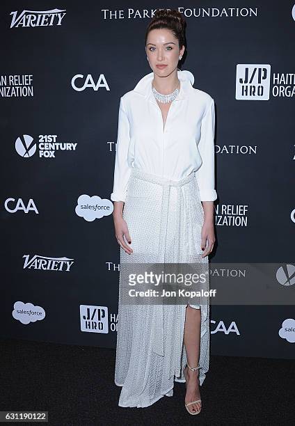 Actress Melissa Bolona arrives at the 6th Annual Sean Penn & Friends HAITI RISING Gala Benefiting J/P Haitian Relief Organization at Montage Beverly...