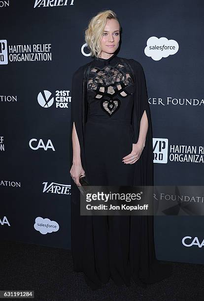 Actress Diane Kruger arrives at the 6th Annual Sean Penn & Friends HAITI RISING Gala Benefiting J/P Haitian Relief Organization at Montage Beverly...
