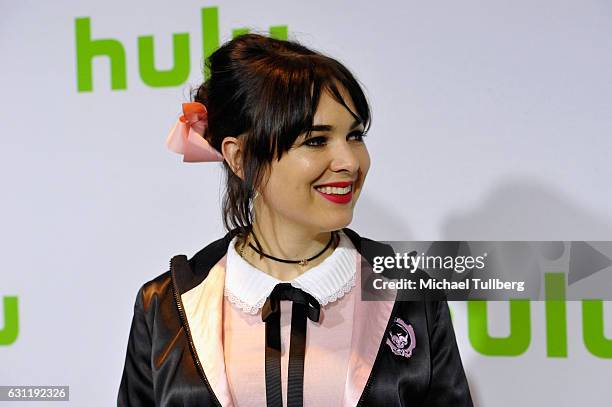 Actress Emily Barclay attends the Hulu TCA Winter Press Tour Day at Langham Hotel on January 7, 2017 in Pasadena, California.