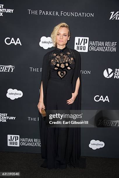 Diane Kruger attends the 6th Annual Sean Penn & Friends HAITI RISING Gala Benefiting J/P Haitian Relief Organization at Montage Beverly Hills on...