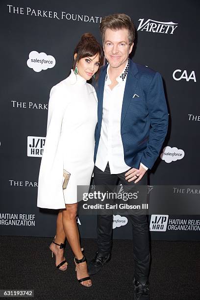 Model Tiffany Fallon and recording artist Joe Don Rooney of music group Rascal Flatts attend the 6th Annual Sean Penn & Friends HAITI RISING Gala...