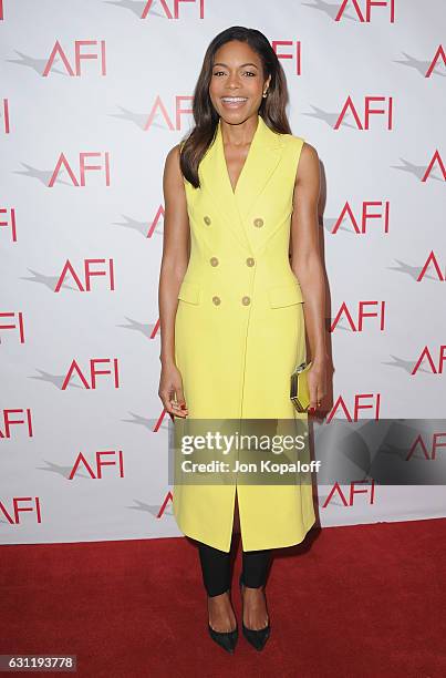 Actress Naomie Harris arrives at the 17th Annual AFI Awards at Four Seasons Hotel Los Angeles at Beverly Hills on January 6, 2017 in Los Angeles,...