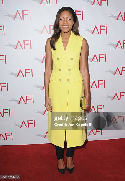 Actress Naomie Harris arrives at the 17th Annual AFI Awards at Four Seasons Hotel Los Angeles at Beverly Hills on January 6, 2017 in Los Angeles,...