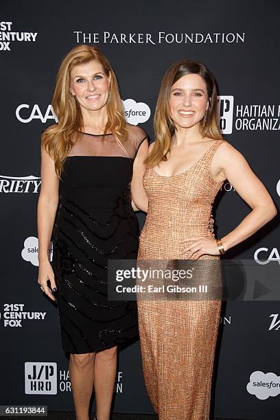 Actresses Connie Britton and Sophia Bush attend the 6th Annual Sean Penn & Friends HAITI RISING Gala Benefiting J/P Haitian Relief Organization at...