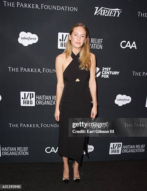 Actress/model Dylan Penn attends the 6th Annual Sean Penn & Friends HAITI RISING Gala Benefiting J/P Haitian Relief Organization at Montage Beverly...