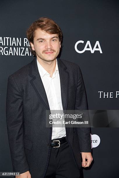 Actor Emile Hirsch attends the 6th Annual Sean Penn & Friends HAITI RISISNG Gala Benefiting J/P Haitian Relief Organization at Montage Beverly Hills...