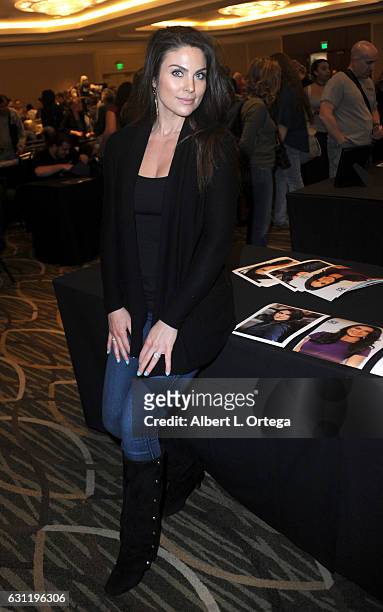 Actress Nadia BJorlin attends The Hollywood Show held at The Westin Los Angeles Airport on January 7, 2017 in Los Angeles, California.