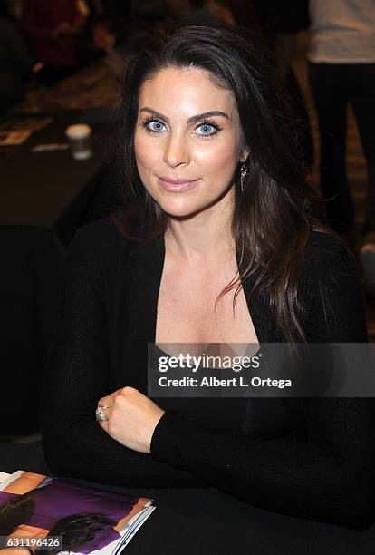 Actress Nadia BJorlin attends The Hollywood Show held at The Westin Los Angeles Airport on January 7, 2017 in Los Angeles, California.