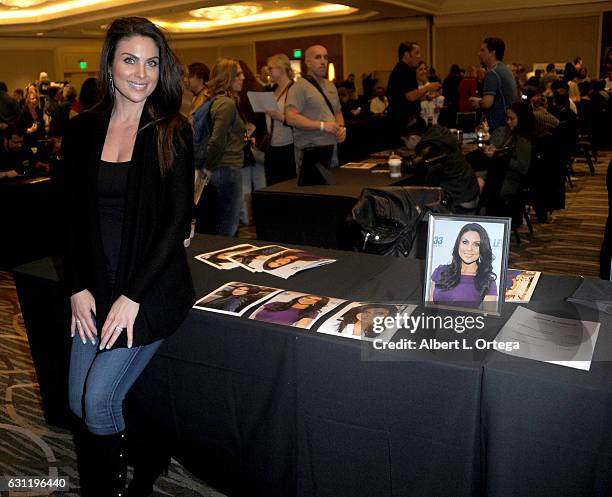 Actress Nadia BJorlin attends The Hollywood Show held at The Westin Los Angeles Airport on January 7, 2017 in Los Angeles, California.